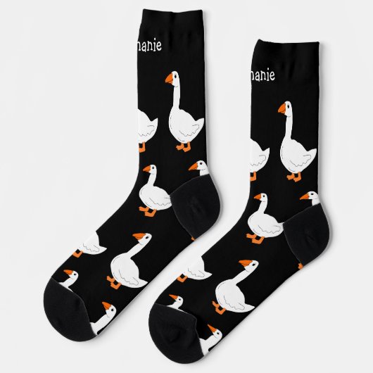 Socken Goose Design (Linkes Detail)