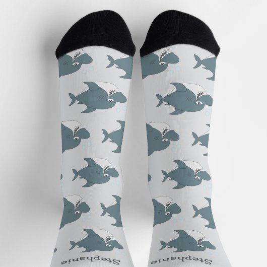 Socken Hai Design (Oben)