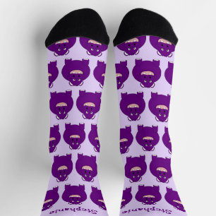 Socken Hippopotamus Design