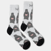 Socken Hippopotamus Design (Rechts)