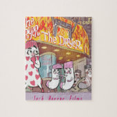 Socken Horror filmt den Trockner Funny Puzzle (Vertikal)