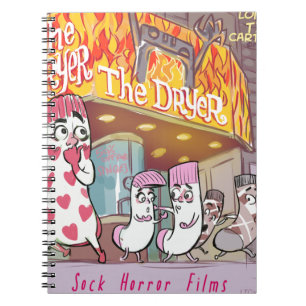Socken Horrorfilme Der Trockner Lustig Notizblock