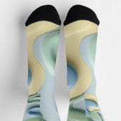 Socken im stilvollen abstrakten Grafikdesign (Oben)