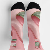 Socken im stilvollen abstrakten Grafikdesign (Oben)