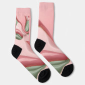 Socken im stilvollen abstrakten Grafikdesign (Rechts)