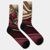 Socken im stilvollen abstrakten Grafikdesign (Rechts)