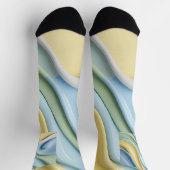 Socken im stilvollen abstrakten Grafikdesign (Oben)