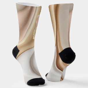 Socken in abstrakter Grafik