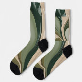 Socken in abstrakter Grafik (Linkes Detail)