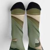 Socken in abstrakter Grafik (Oben)