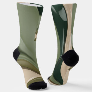 Socken in abstrakter Grafik