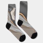 Socken in abstrakter Grafik (Rechts)