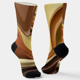Socken in abstrakter Grafik