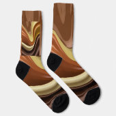 Socken in abstrakter Grafik (Rechts)
