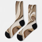 Socken in abstrakter Grafik (Linkes Detail)