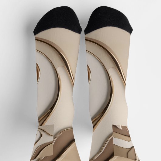 Socken in abstrakter Grafik (Oben)