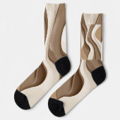 Socken in abstrakter Grafik (Linkes Detail)