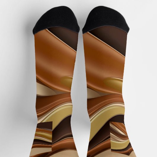 Socken in abstrakter Grafik (Oben)