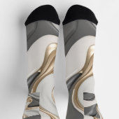 Socken in abstrakter Grafik (Oben)