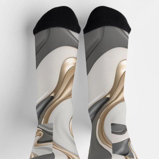 Socken in abstrakter Grafik (Oben)