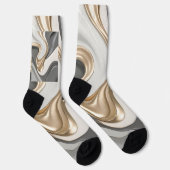 Socken in abstrakter Grafik (Rechts)