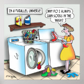 Socken in einem parallelen Universum Poster (Vorne)