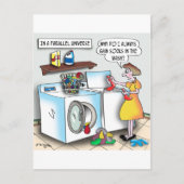 Socken in einem parallelen Universum Postkarte (Vorderseite)