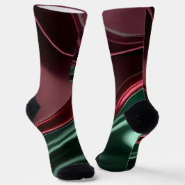 Socken in stilvollem abstraktem Grafikdesign