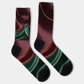 Socken in stilvollem abstraktem Grafikdesign (Rechts)