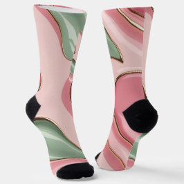 Socken in stilvollem abstraktem Grafikdesign