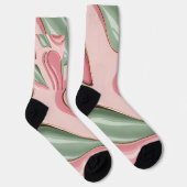 Socken in stilvollem abstraktem Grafikdesign (Rechts)