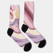 Socken in stilvollem abstraktem Grafikdesign (Rechts)