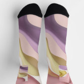 Socken in stilvollem abstraktem Grafikdesign (Oben)
