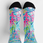 Socken in stylischer Grafik (Oben)