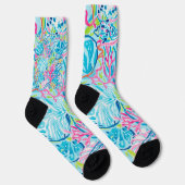 Socken in stylischer Grafik (Rechts)