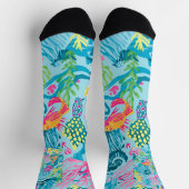 Socken in stylischer Grafik (Oben)