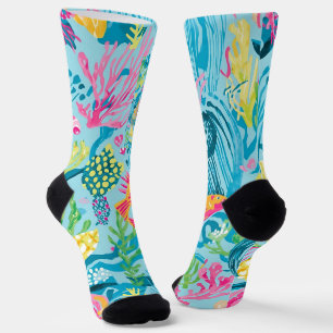 Socken in stylischer Grafik