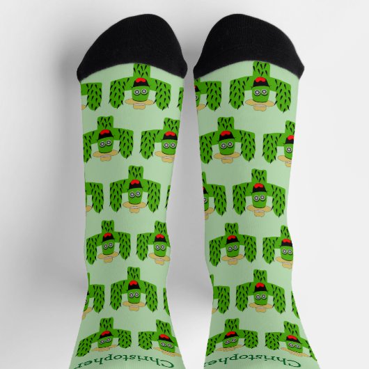 Socken Kaktus Design (Oben)