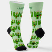 Socken Kaktus Design (Gewinkelt)