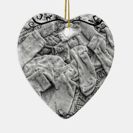 Socken Keramikornament (Rechts)