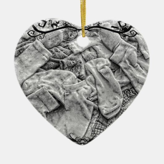 Socken Keramikornament (Vorne)