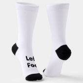 Socken - Links Fuß Rechtsfuß mit Aufschrift - Funn (Gewinkelt)