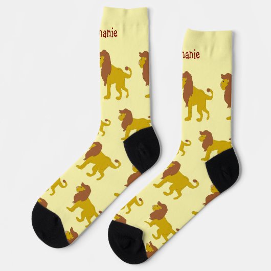 Socken Lion Design (Linkes Detail)