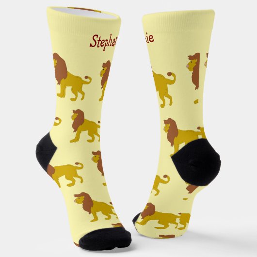 Socken Lion Design (Gewinkelt)