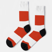 Socken mit der Flagge eines Chilen (Linkes Detail)