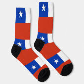 Socken mit der Flagge eines Chilen (Rechts)