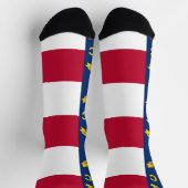 Socken mit der Flagge von North Carolina (Oben)