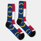 Socken mit der Flagge von North Carolina (Rechts)