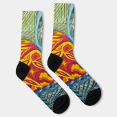 Socken mit Doodles von Jill (Rechts)