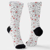 Socken mit einem kleinen Kätzchen (Gewinkelt)